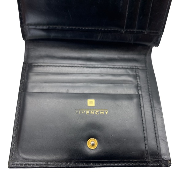 GIVENCHY Bi-fold Calfskin Black Leather Wallet - Picture 7 of 11